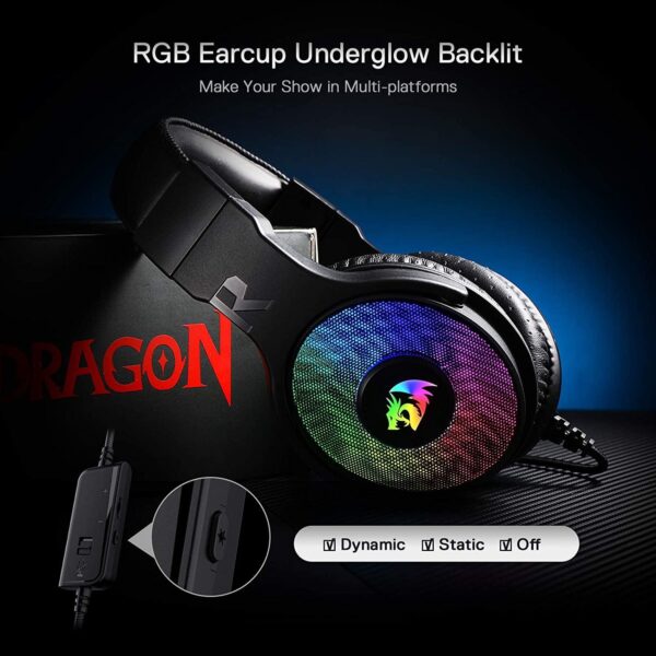 Gaming Ακουστικά - Redragon Pandora H350 RGB - Image 5