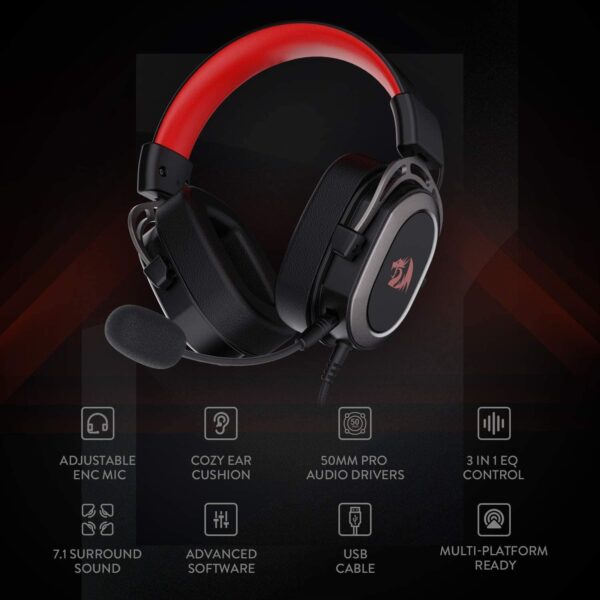 Gaming Ακουστικά - Redragon Helios H710 - Image 3