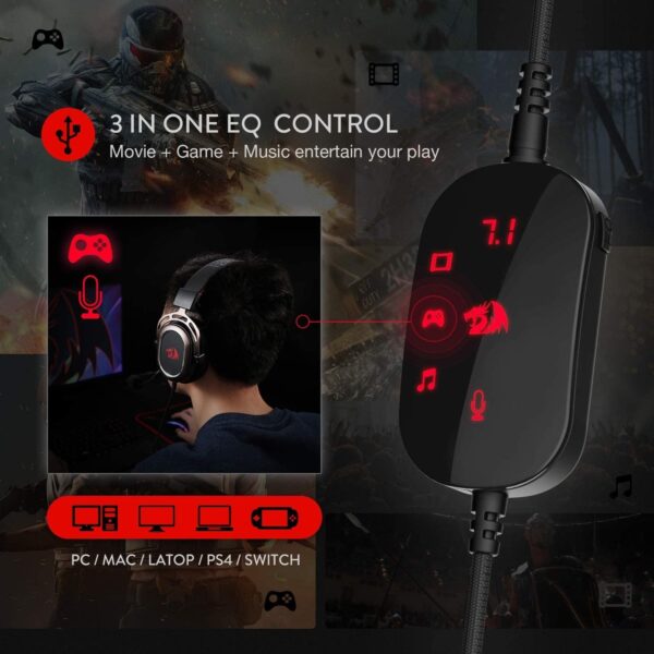 Gaming Ακουστικά - Redragon Helios H710 - Image 5