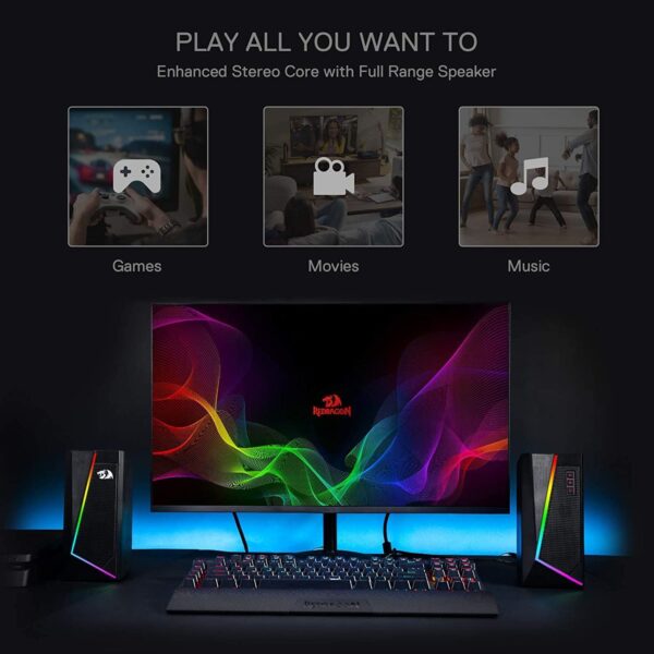 Gaming Ηχεία -  Redragon Anvil GS520 RGB - Image 3