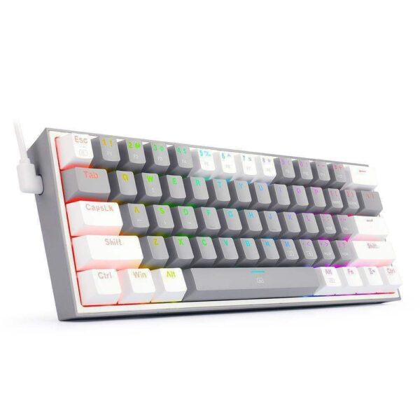 Gaming πληκτρολόγιο - Redragon K617 Fizz (White/Grey) - Image 12
