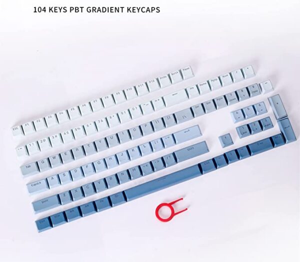 Gaming Αξεσουάρ - Redragon A134 Gradient Blue Keycaps - Image 2