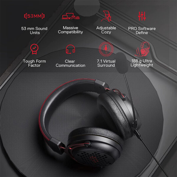 Gaming Ακουστικά - Redragon H386 Diomedes - Image 4