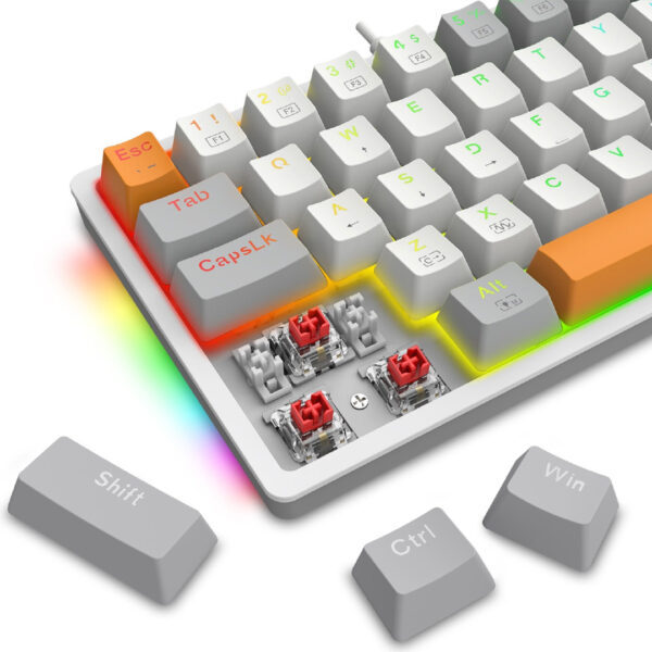 Gaming πληκτρολόγιο - Redragon K642WGO-RGB Akali - Image 4