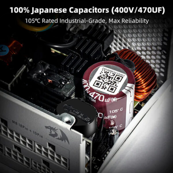 Gaming Τροφοδοτικό - Redragon GC-PS015/RGPS-750SFX (White) - Image 3