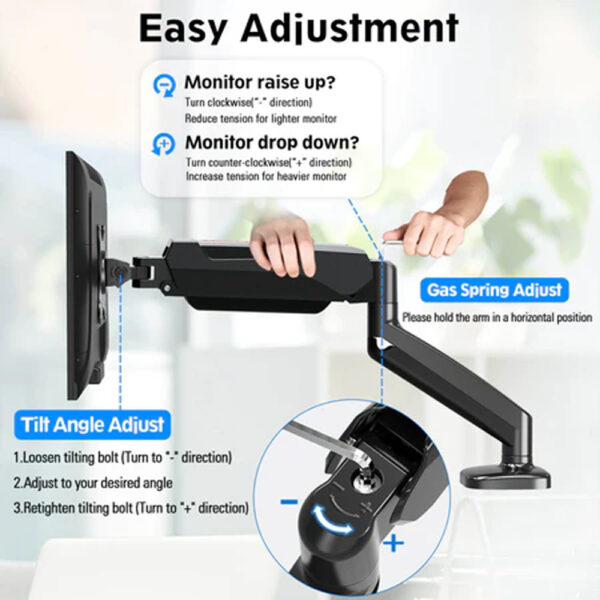 Monitor Mount Stand - Redragon GMK-914 - Image 5