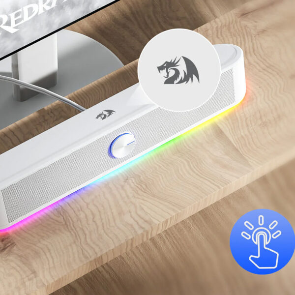 Gaming Soundbar -  Redragon Adiemus GS560 Adiemus (White) - Image 7