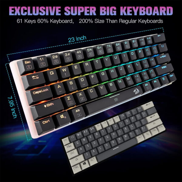 Gaming πληκτρολόγιο - Redragon K605 Alien Giant Super Big Mechanical - Image 6