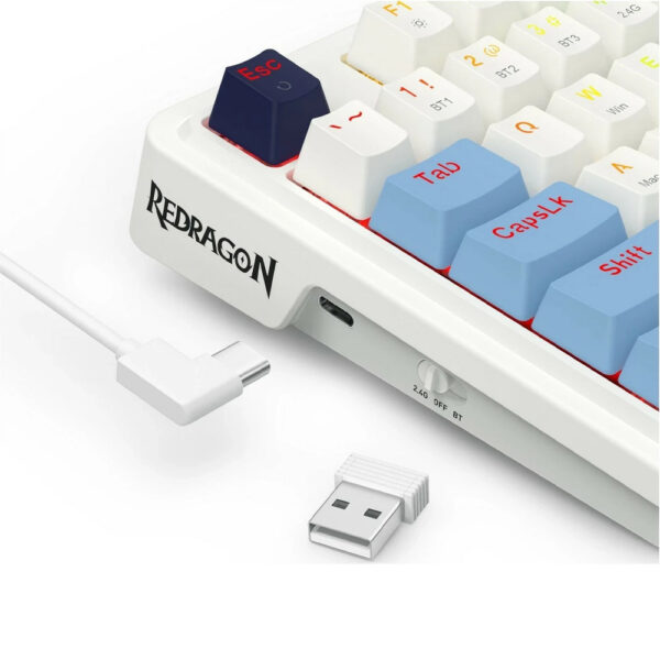 Gaming πληκτρολόγιο - Redragon K728WBB-RGB-PRO - Image 4