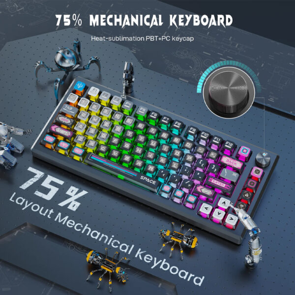 Gaming πληκτρολόγιο - Redragon K732MC-RGB-PRO - Image 13