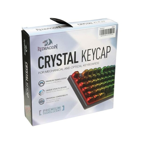 Gaming Αξεσουάρ - Redragon A138 Transparent Black keycaps - Image 3