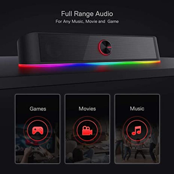 Gaming Soundbar -  Redragon Adiemus GS560 RGB - Image 4