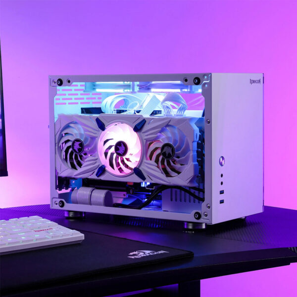 Gaming PC Case - Redragon STRAFE EB211W Mini-ITX - Image 4