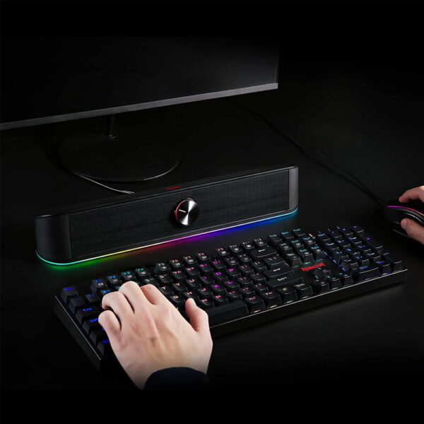 Gaming Soundbar -  Redragon Adiemus GS560 RGB - Image 8