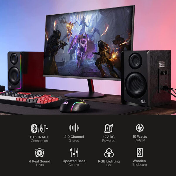 Gaming Ηχεία - Redragon GS812 Andante - Image 6