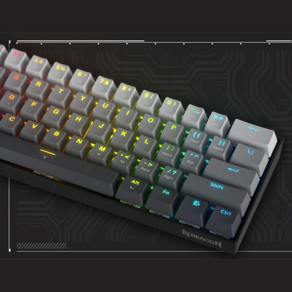 Gaming πληκτρολόγιο - Redragon Fizz K617GGB-RGB-M - Image 5