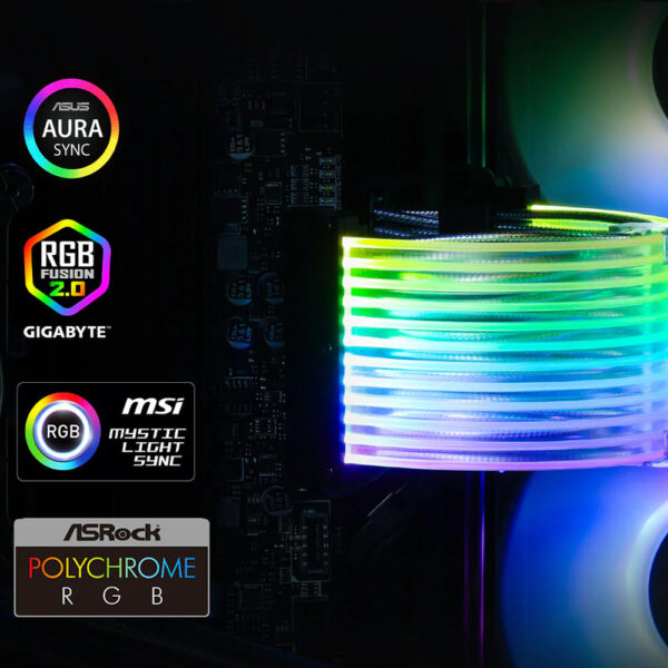 Gaming Αξεσουάρ - Redragon GCP06 RGB Power Extension Cable - Image 4