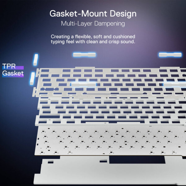 Gaming πληκτρολόγιο - Redragon Geb K673WB-RGB-PRO - Image 6