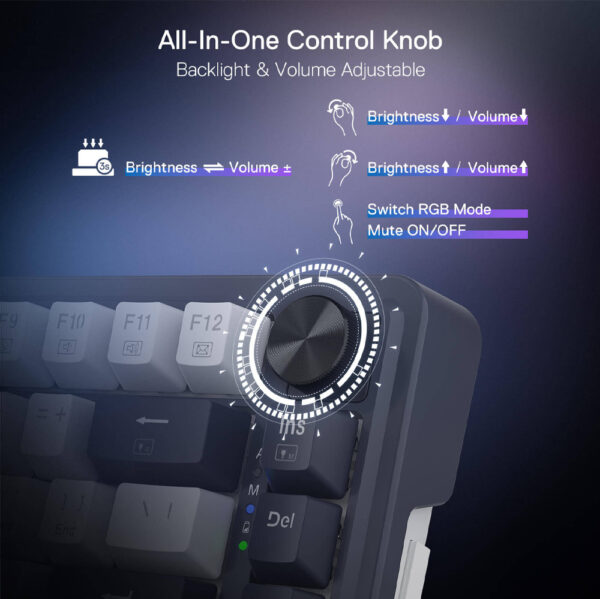 Gaming πληκτρολόγιο - Redragon Geb K673WB-RGB-PRO - Image 7