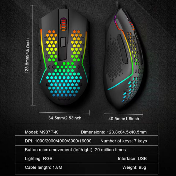 Gaming Ποντίκι - Redragon M987P-K - Image 4