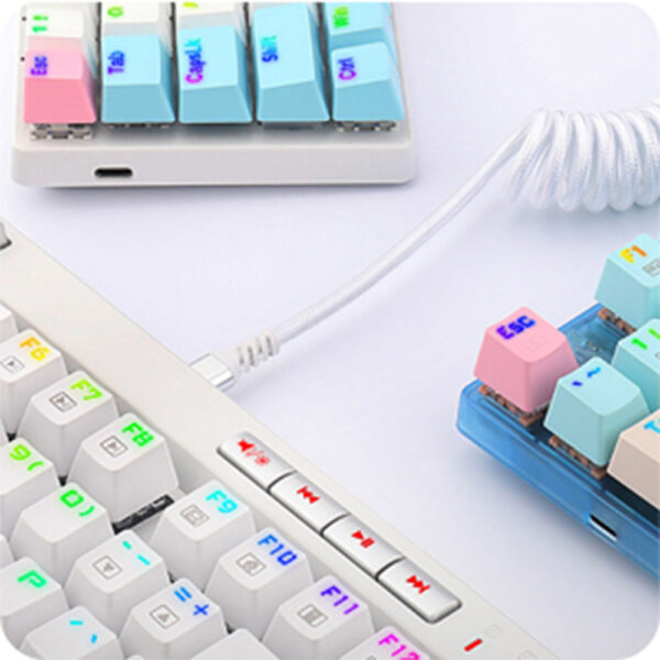 Gaming Αξεσουάρ - Redragon A115W Type C USB Coiled Spring Wire Cable - Image 7