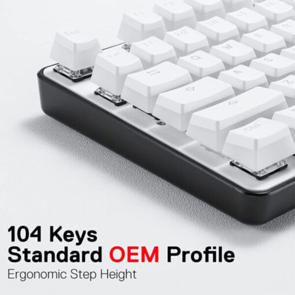 Gaming Αξεσουάρ - Redragon A130 Pudding Keycaps White - Image 7