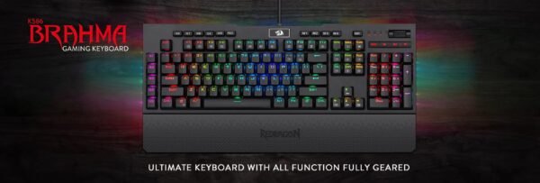 Gaming πληκτρολόγιο - Redragon K586 Brahma - Image 8