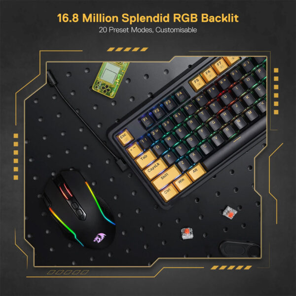 Gaming πληκτρολόγιο - Redragon ELF K649YP-RGB - Image 7