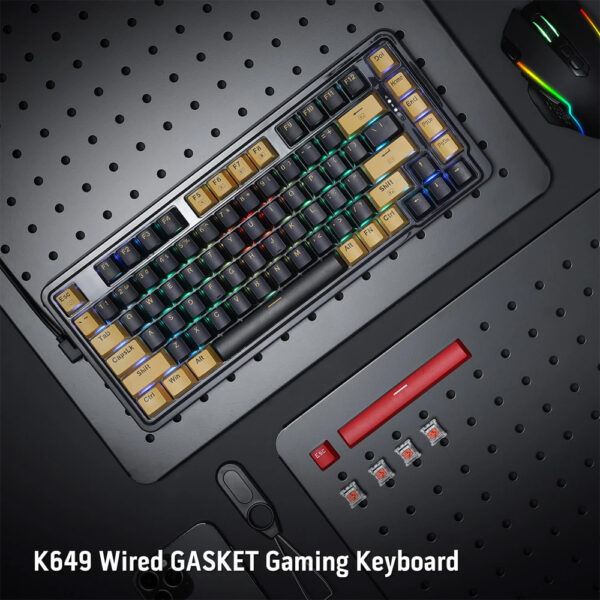 Gaming πληκτρολόγιο - Redragon ELF K649YP-RGB - Image 9