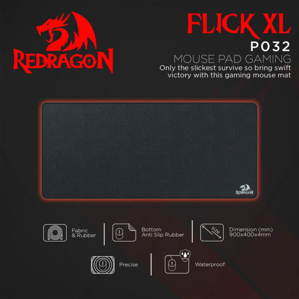Gaming Mousepad - Redragon Flick XL P032 - Image 5
