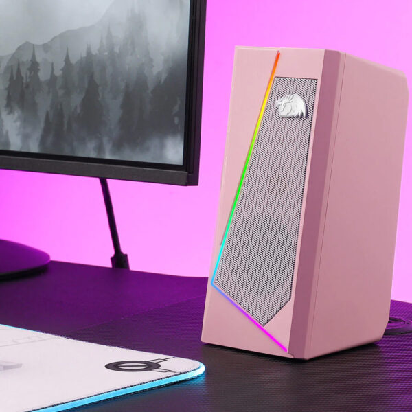 Gaming Ηχεία - Redragon Anvil GS520P RGB (PINK) - Image 4