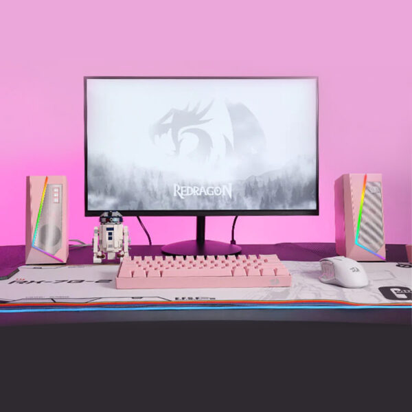 Gaming Ηχεία - Redragon Anvil GS520P RGB (PINK) - Image 5