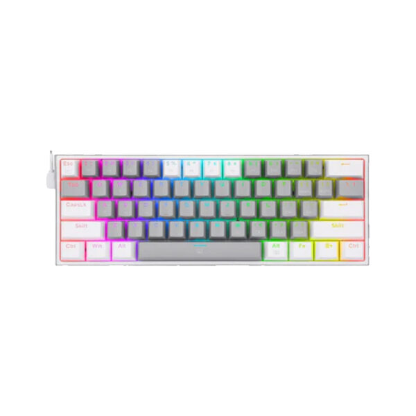 Gaming πληκτρολόγιο - Redragon K616-RGB Fizz Pro (Grey/White) - Image 3