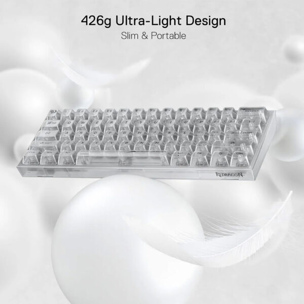 Gaming πληκτρολόγιο - Redragon K617-CT Fizz RGB - Image 6