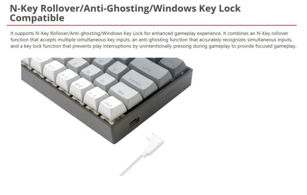 Gaming πληκτρολόγιο - Redragon Fizz K617GGB-RGB-M - Image 11