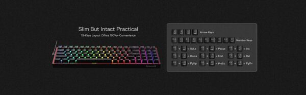 Gaming πληκτρολόγιο - Redragon K628-RGB Pollux (Black) - Image 13