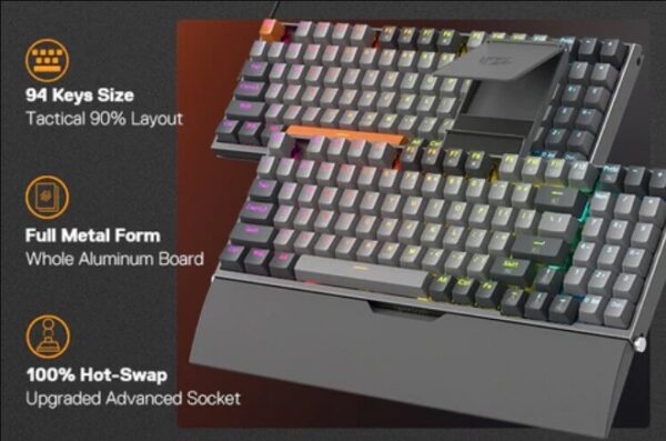 Gaming πληκτρολόγιο - Redragon Olaf K648GG-RGB - Image 8