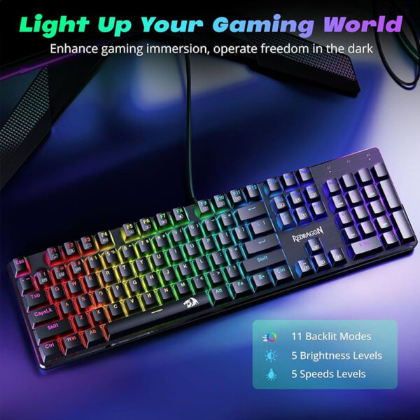 Gaming πληκτρολόγιο - Redragon Sindri K671 - Image 8