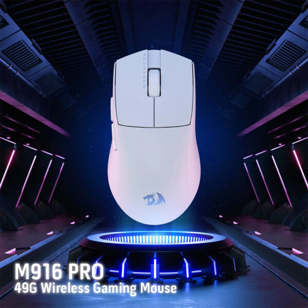 Gaming Ποντίκι - Redragon M916W-PRO-4K 3-Mode Wireless (White) - Image 7