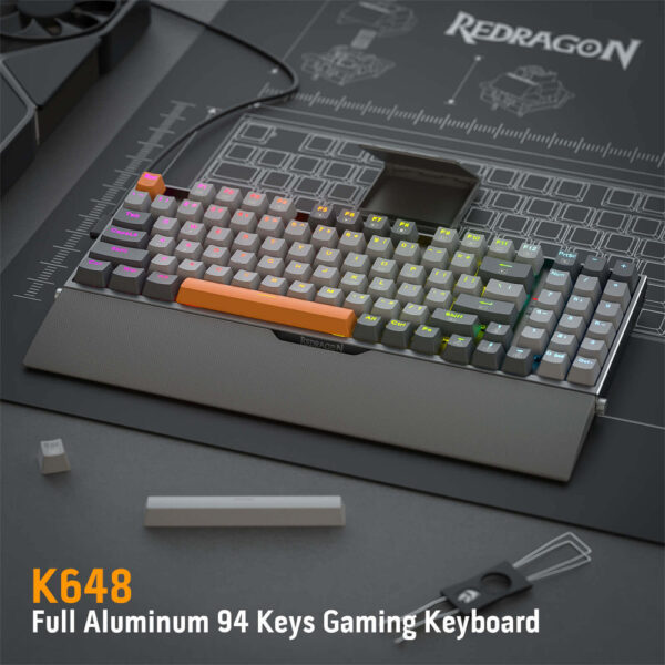 Gaming πληκτρολόγιο - Redragon Olaf K648GG-RGB - Image 7