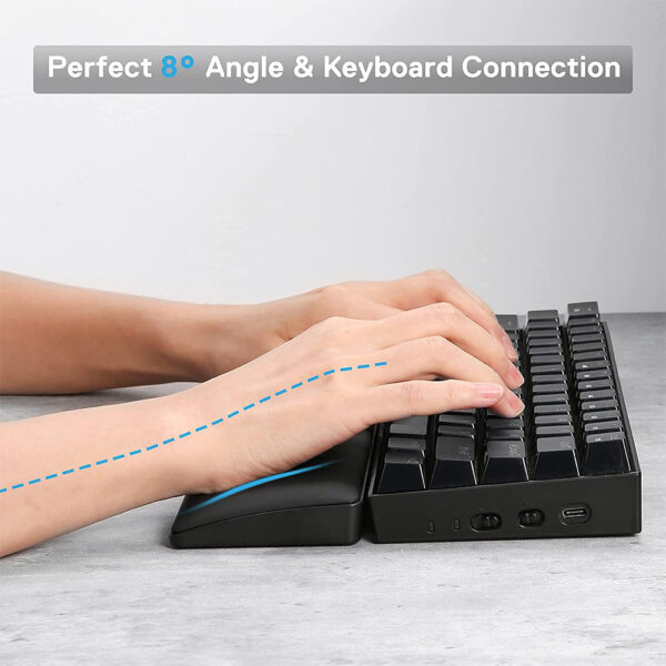 Gaming Αξεσουάρ - Redragon P037 Meteor L Keyboard Wrist Rest 100% Black - Image 3
