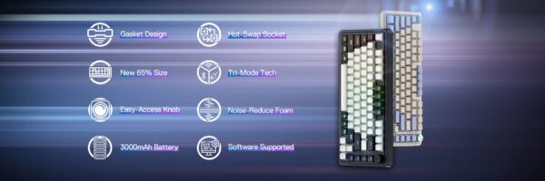 Gaming πληκτρολόγιο - Redragon UCAL K673CPG-RGB PRO - Image 22