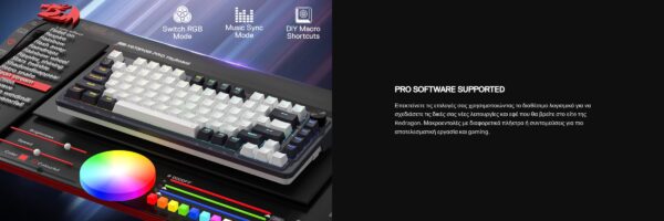 Gaming πληκτρολόγιο - Redragon UCAL K673CPG-RGB PRO - Image 11