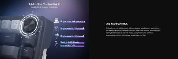 Gaming πληκτρολόγιο - Redragon UCAL K673CPG-RGB PRO - Image 15