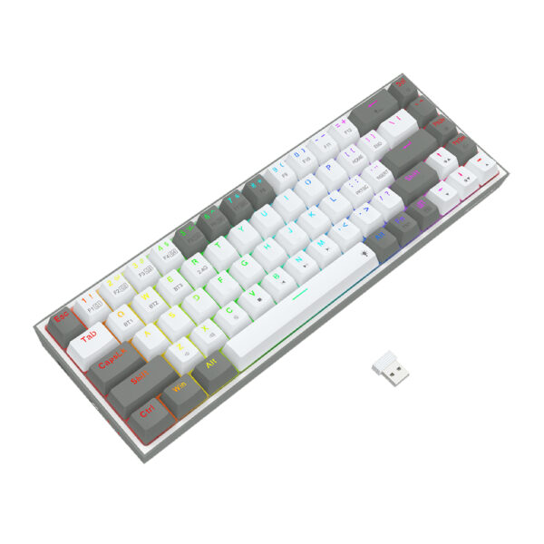 Gaming πληκτρολόγιο - Redragon Castor Pro K631RGB-PRO-WG (White/Grey) - Image 4
