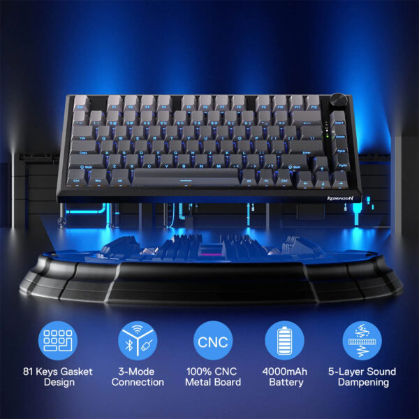 Gaming πληκτρολόγιο - Redragon K687GG-RGB-PRO - Image 4