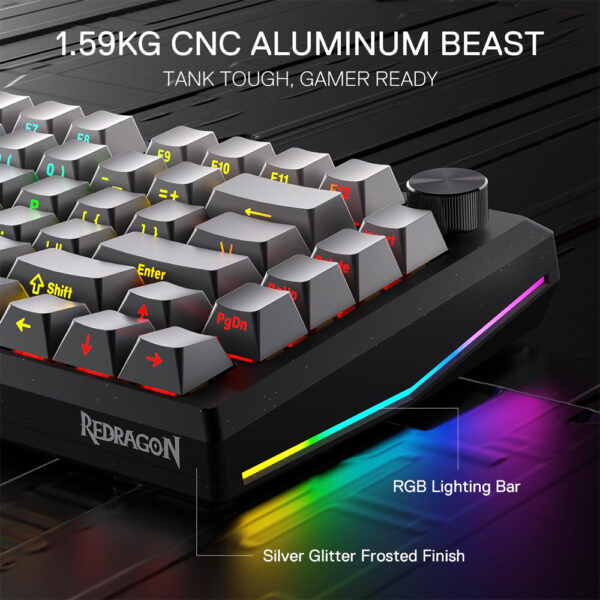 Gaming πληκτρολόγιο - Redragon K687GG-RGB-PRO - Image 6