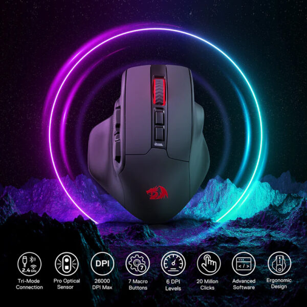 Gaming Ποντίκι - Redragon M806 RGB-PRO - Image 5