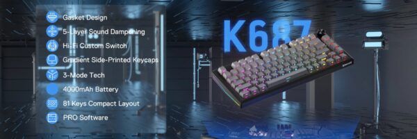 Gaming πληκτρολόγιο - Redragon K687GG-RGB-PRO - Image 15