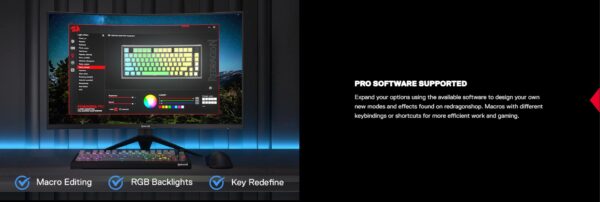 Gaming πληκτρολόγιο - Redragon K687GG-RGB-PRO - Image 8